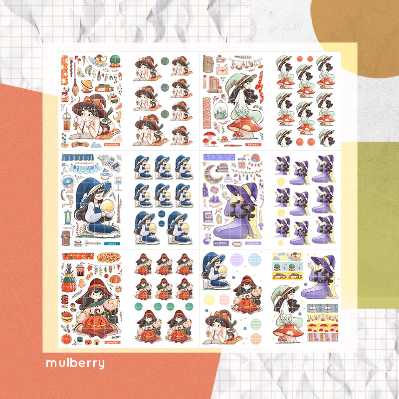 Enchanted PaperDollzCo Planner Sticker Book | CB052