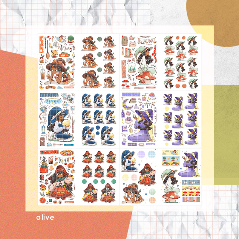 Enchanted PaperDollzCo Planner Sticker Book | CB052