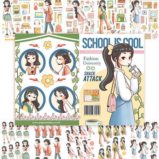 School Is Cool | Planner Sticker Book | CB034