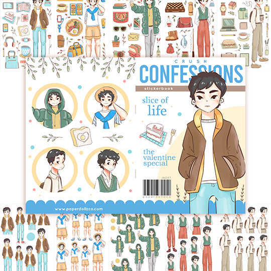 Crush Confessions | Planner Sticker Book | CB043