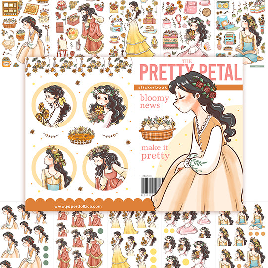 The Pretty Petal | Planner Sticker Book | CB044