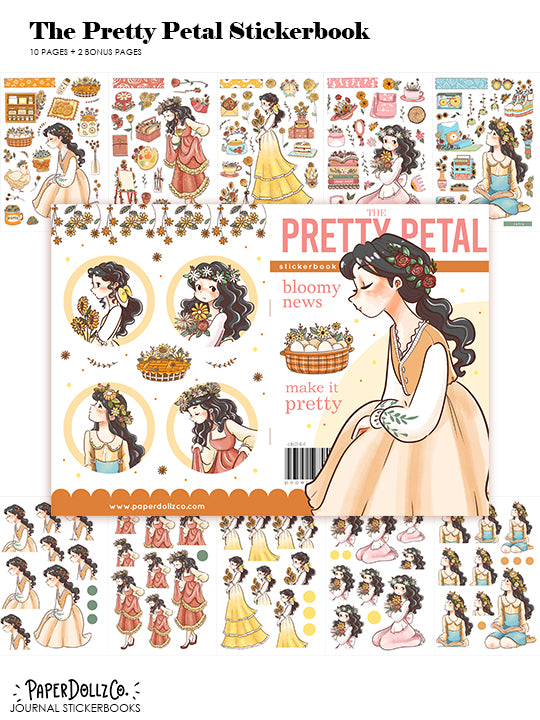 The Pretty Petal | Planner Sticker Book | CB044