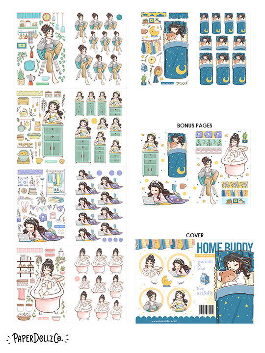 Home Buddy | Planner Sticker Book | CB046