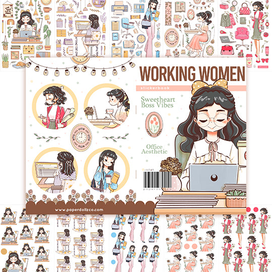 Working Women | Planner Sticker Book | CB048