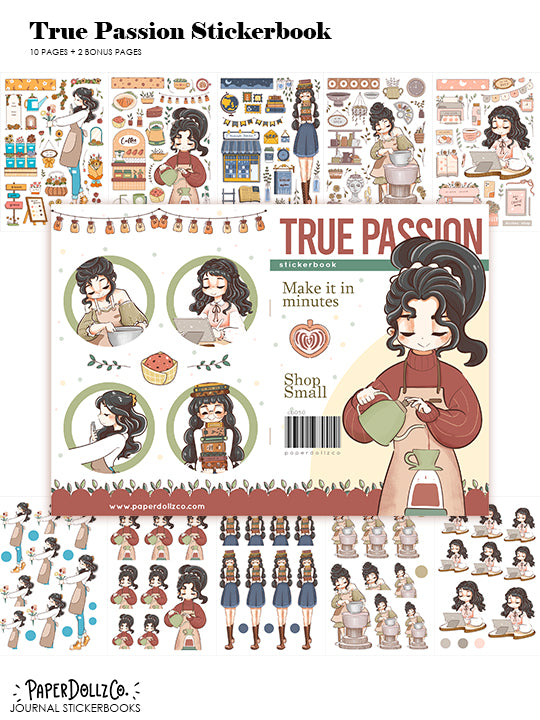 True Passion | Planner Sticker Book | CB050