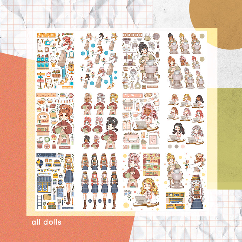 True Passion PaperDollzCo Planner Sticker Book | CB050