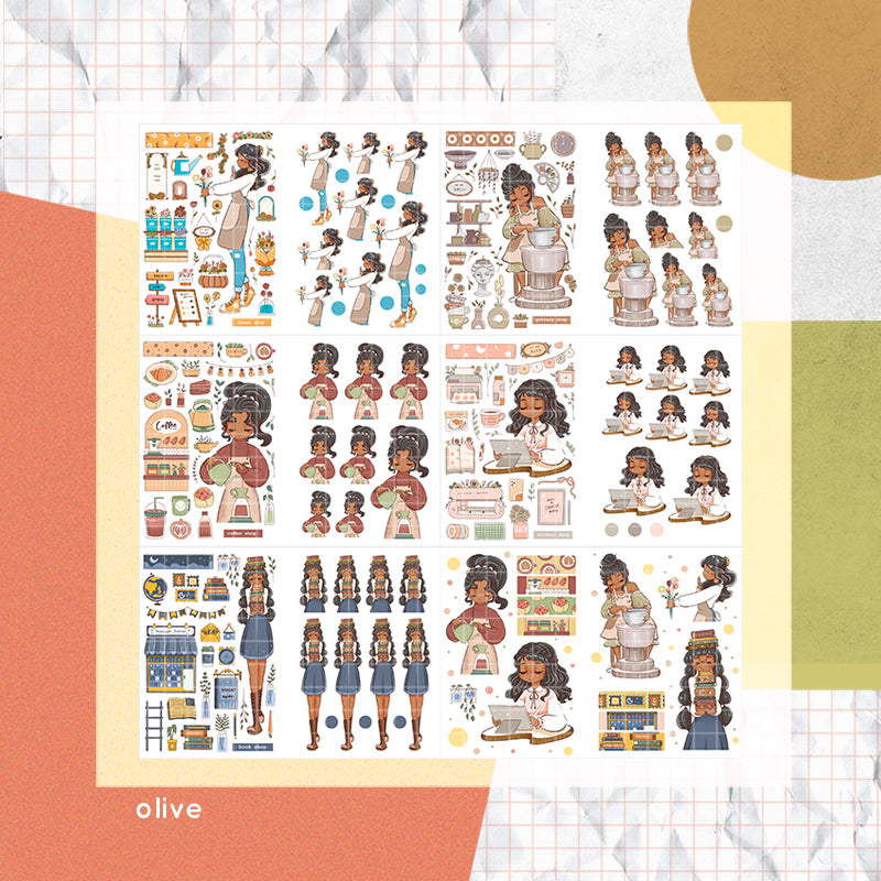 True Passion PaperDollzCo Planner Sticker Book | CB050