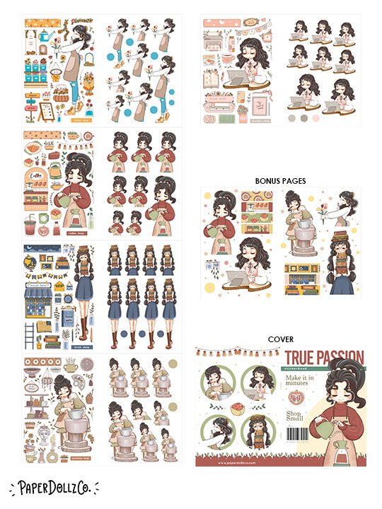 True Passion | Planner Sticker Book | CB050