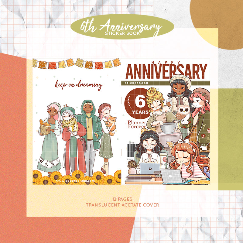 6th Anniversary Sticker Book | CB051