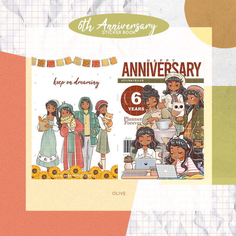 6th Anniversary Sticker Book | CB051