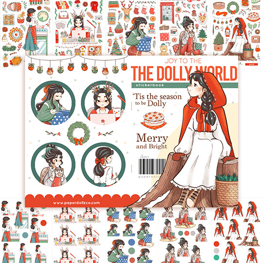 Joy to the Dolly World | Planner Sticker Book | CB053