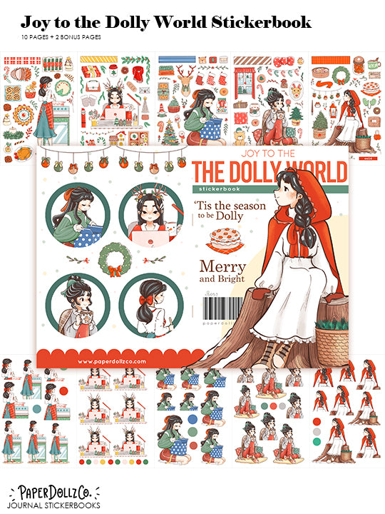Joy to the Dolly World | Planner Sticker Book | CB053