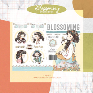 Blossoming PaperDollzCo Planner Sticker Book | CB057