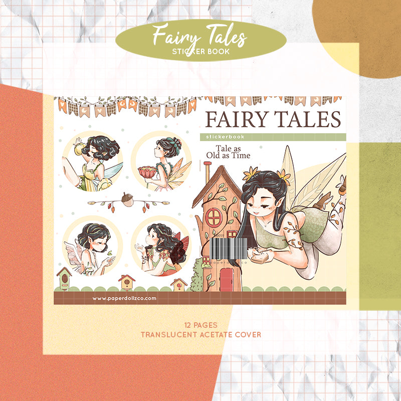 Fairy Tales PaperDollzCo Planner Sticker Book | CB059