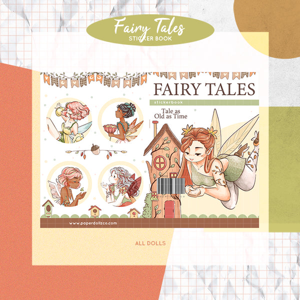 Fairy Tales PaperDollzCo Planner Sticker Book | CB059