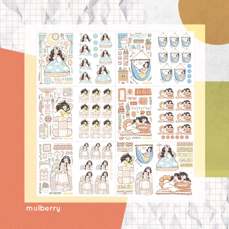 Sweet Dreams PaperDollzCo Planner Sticker Book | CB060