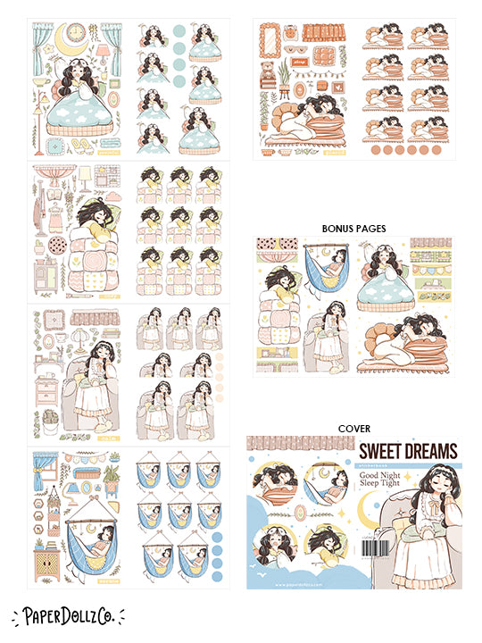 Sweet Dreams | Planner Sticker Book | CB060