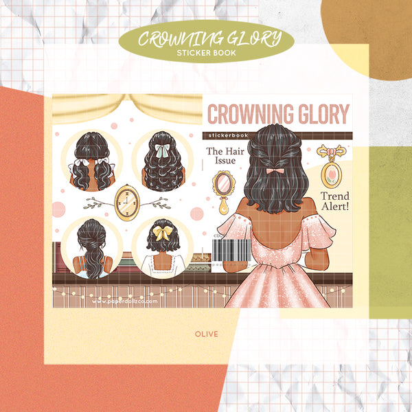 Crowning Glory PaperDollzCo Planner Sticker Book | CB061