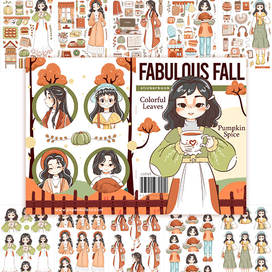 Fabulous Fall | Planner Sticker Book | CB063