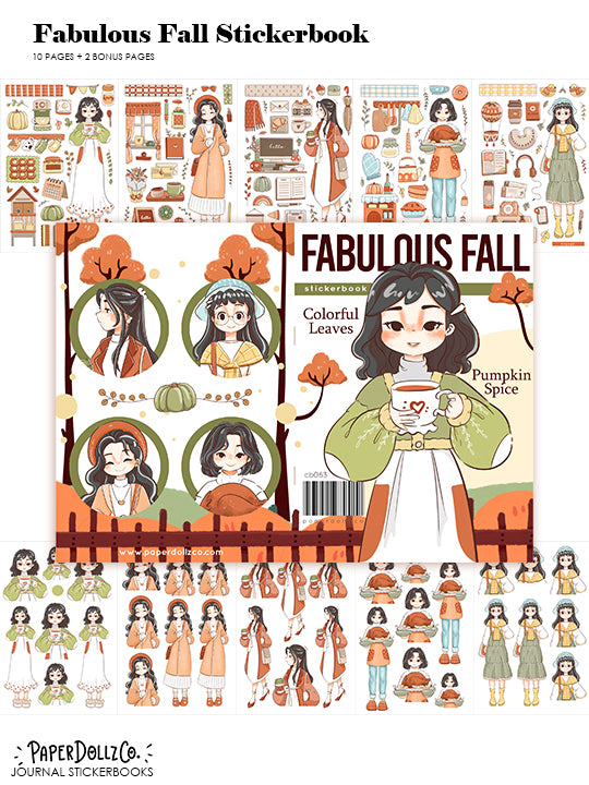 Fabulous Fall | Planner Sticker Book | CB063