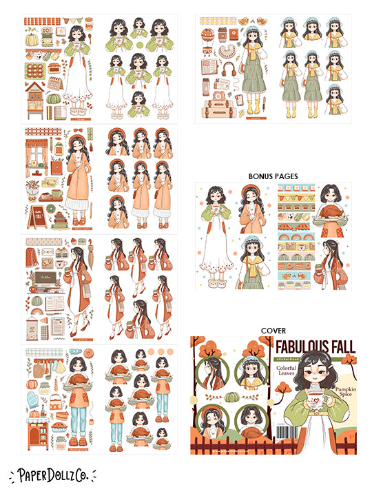 Fabulous Fall | Planner Sticker Book | CB063