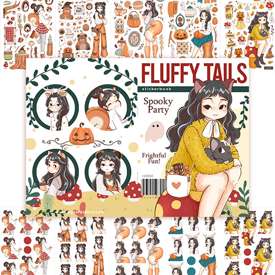 Fluffy Tails | Planner Sticker Book | CB064