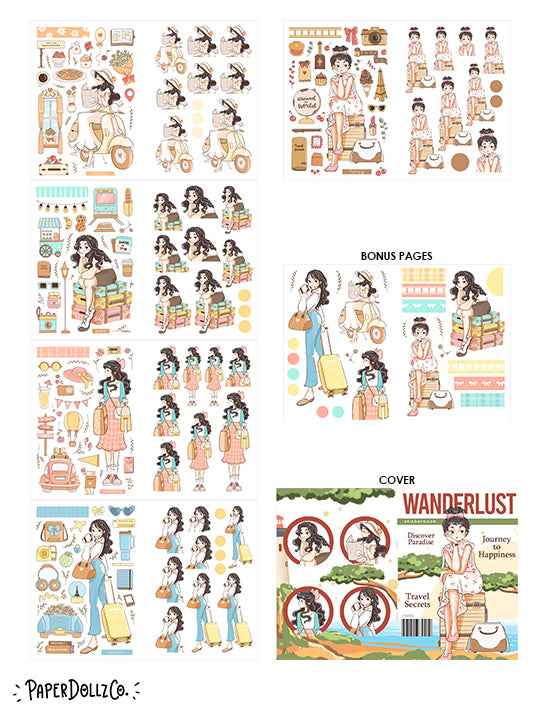 Wanderlust | Planner Sticker Book | CB065