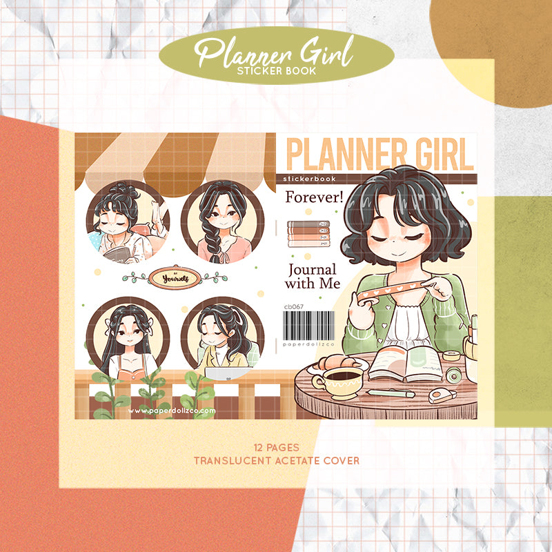 Planner Girl PaperDollzCo Planner Sticker Book | CB067