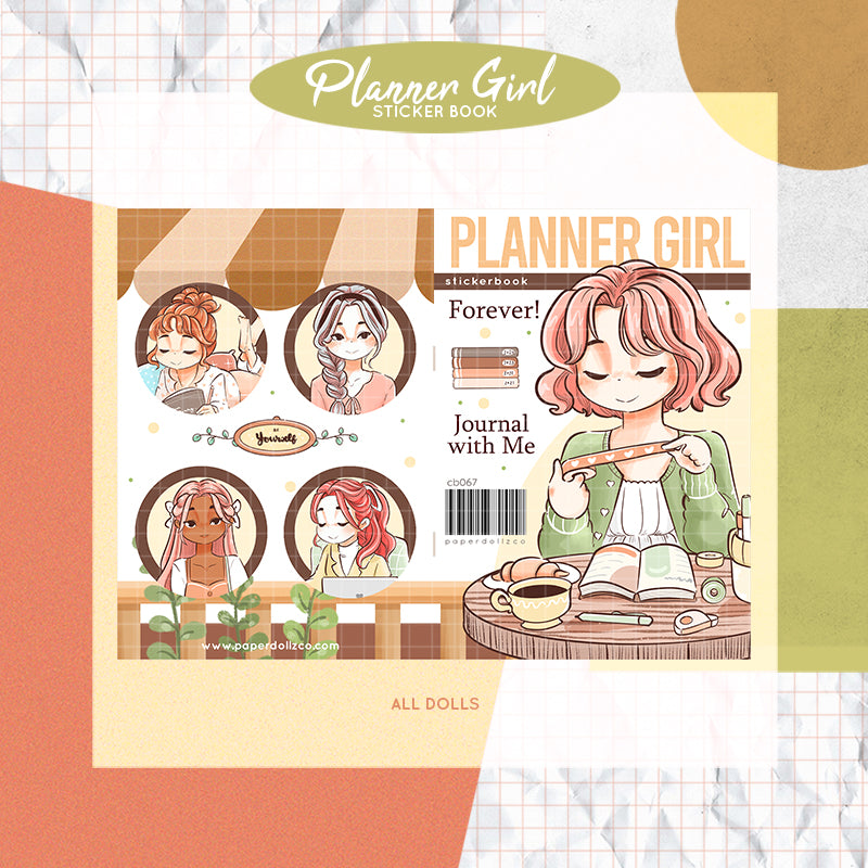 Planner Girl PaperDollzCo Planner Sticker Book | CB067