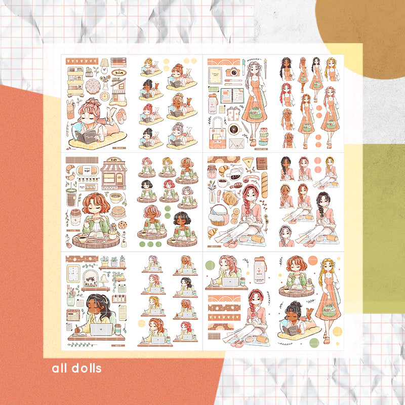 Planner Girl PaperDollzCo Planner Sticker Book | CB067