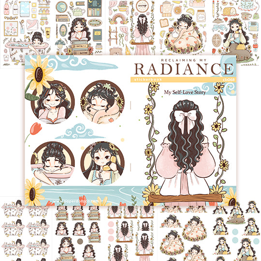 Reclaiming My Radiance | Planner Sticker Book | CB068