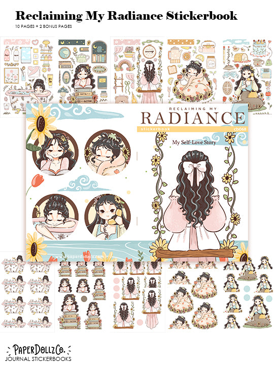 Reclaiming My Radiance | Planner Sticker Book | CB068