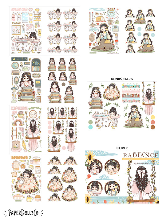 Reclaiming My Radiance | Planner Sticker Book | CB068