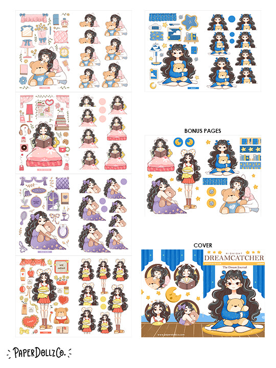 Midnight Dreamcatcher | Planner Sticker Book | CB069