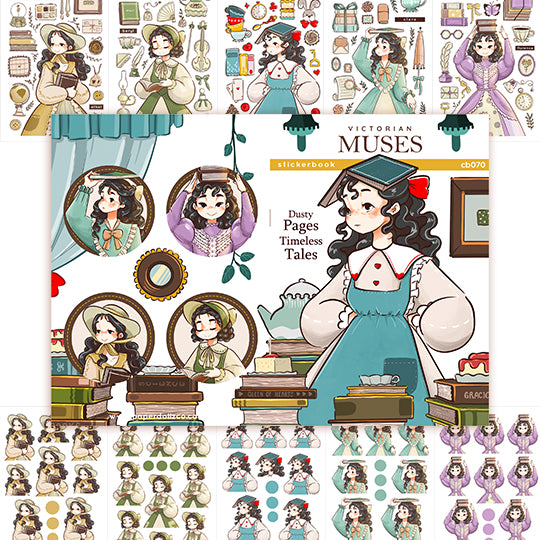 Victorian Muses | Planner Sticker Book | CB070