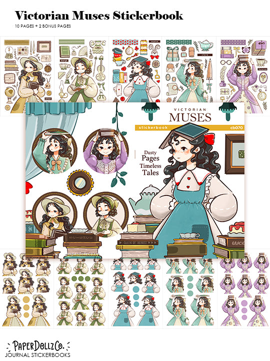 Victorian Muses | Planner Sticker Book | CB070