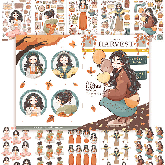 Cozy Harvest | Planner Sticker Book | CB072