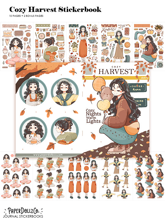 Cozy Harvest | Planner Sticker Book | CB072