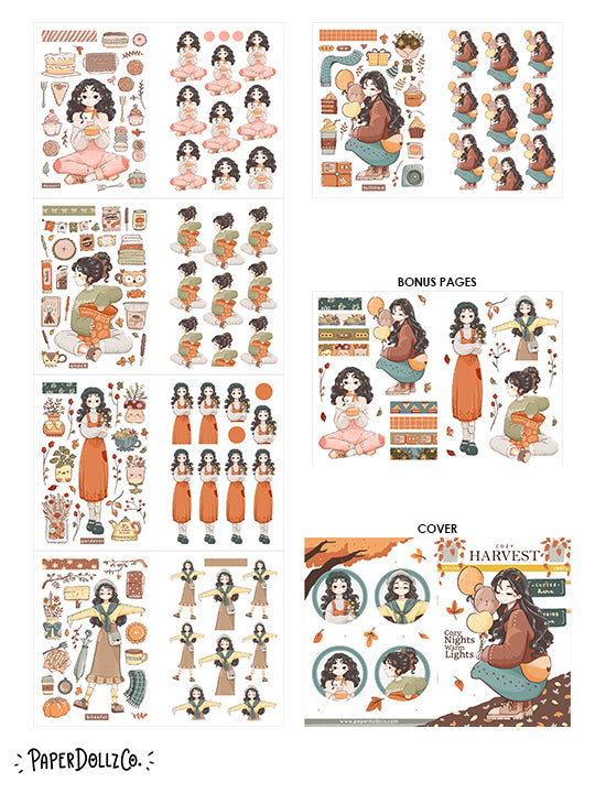 Cozy Harvest | Planner Sticker Book | CB072
