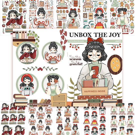 Unbox the Joy | Planner Sticker Book | CB073