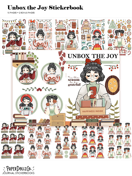 Unbox the Joy | Planner Sticker Book | CB073