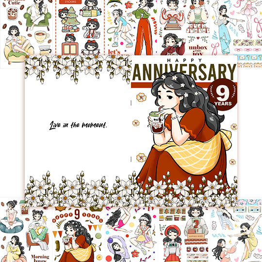 9th Anniversary Sticker Book | CB080