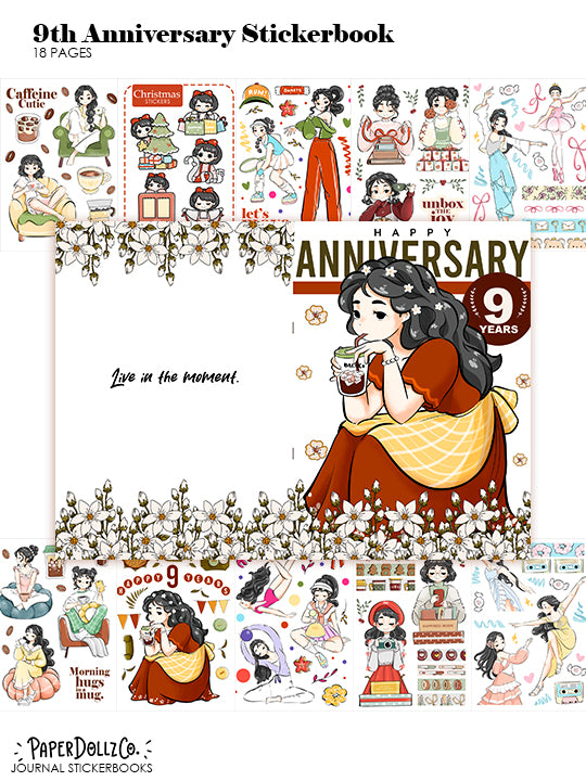 9th Anniversary Sticker Book | CB080