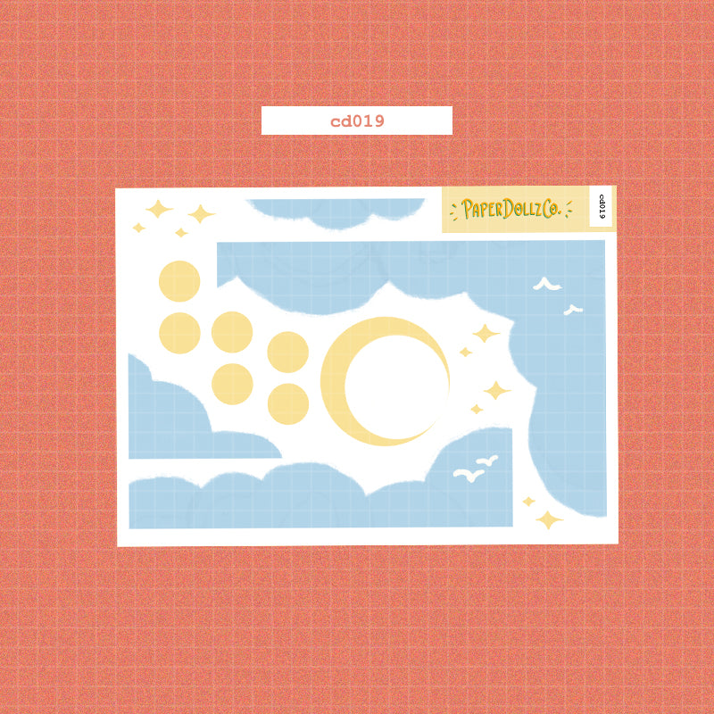 Sweet Dreams | Hobonichi | Cousin Daily Sticker Kit | Cd019