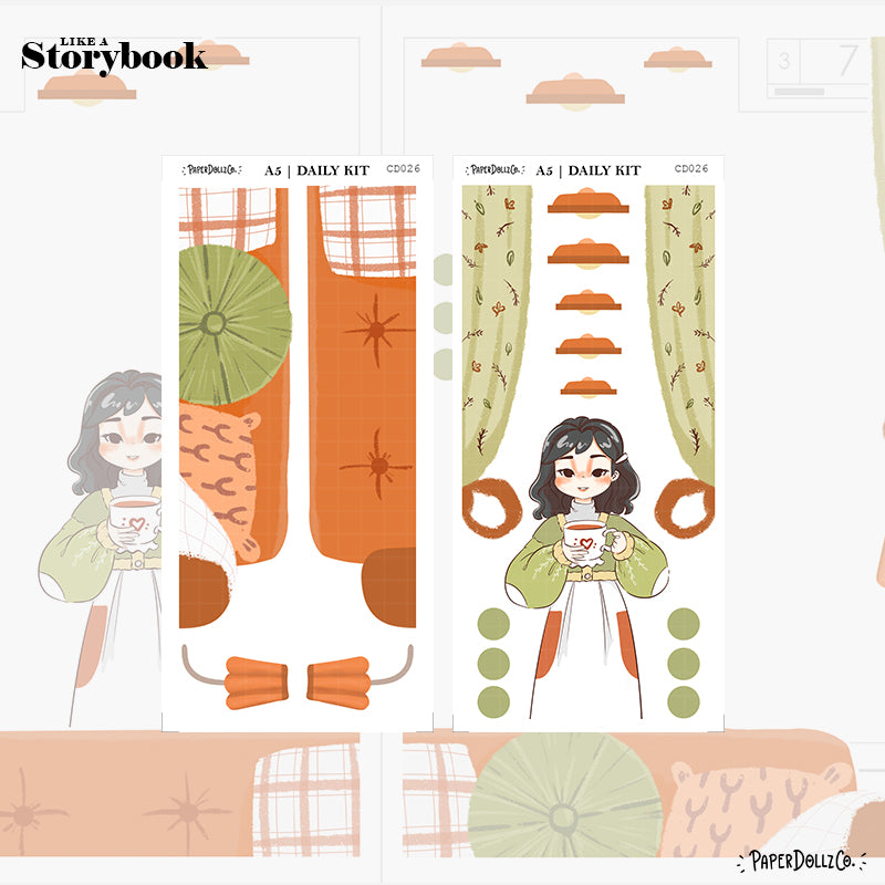 Fabulous Fall | Like a Story Book | Cousin Daily Sticker Kit | Cd026