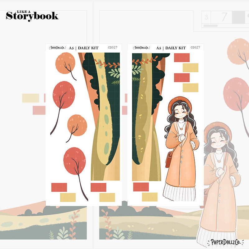 Fabulous Fall | Like a Story Book | Cousin Daily Sticker Kit | Cd027