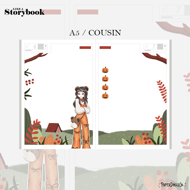 Fluffy Tails | Like a Story Book | Cousin Daily Sticker Kit | Cd032
