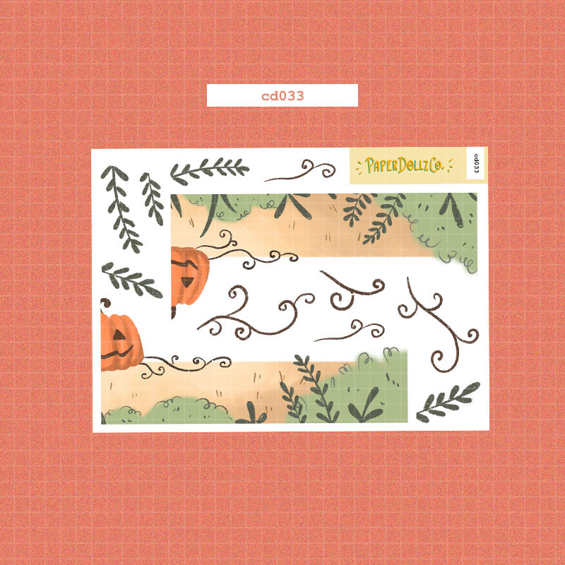 Fluffy Tails | Hobonichi | Cousin Daily Sticker Kit | Cd033