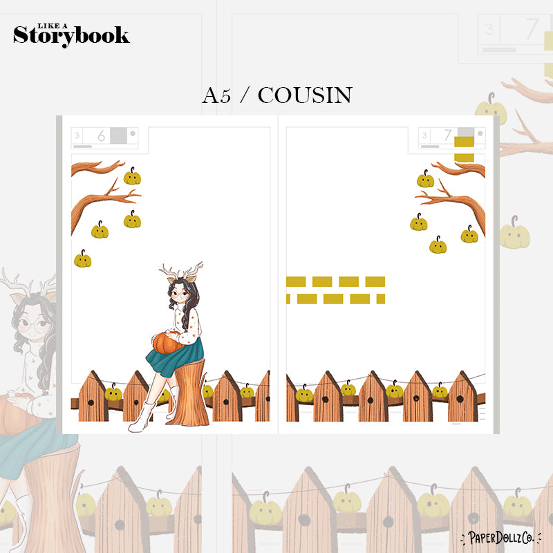 Fluffy Tails | Like a Story Book | Cousin Daily Sticker Kit | Cd034