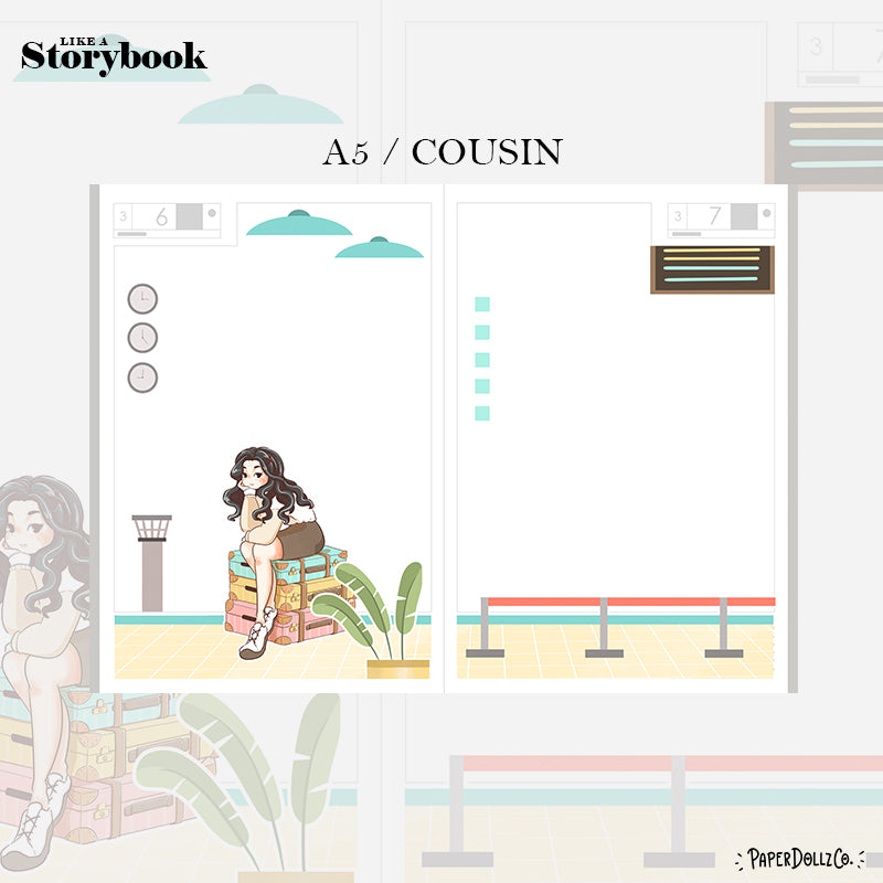 Wanderlust | Like a Story Book | Cousin Daily Sticker Kit | Cd037